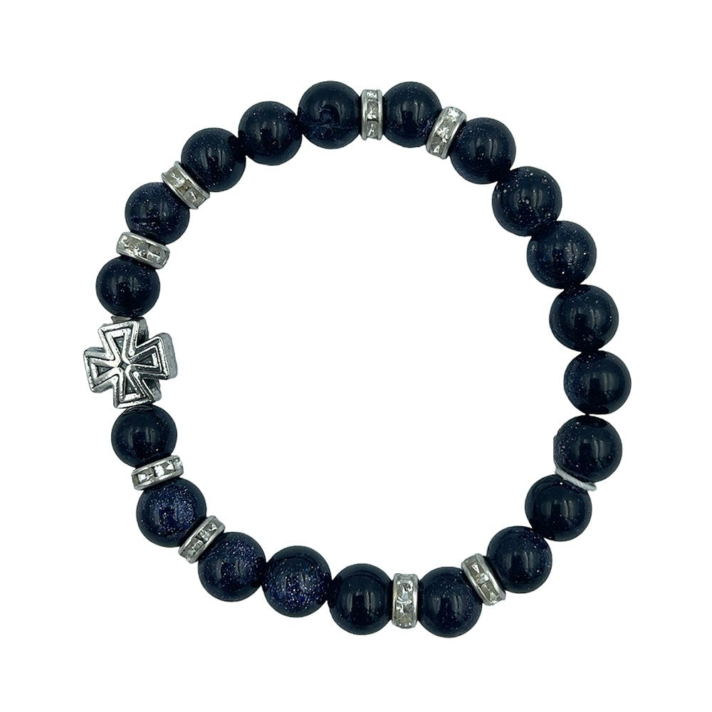 Handmade Greek Orthodox gemstone prayer bracelet - TheHolyArt