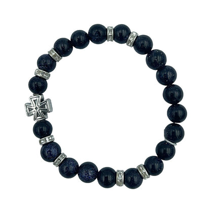 Handmade Greek Orthodox gemstone prayer bracelet - TheHolyArt