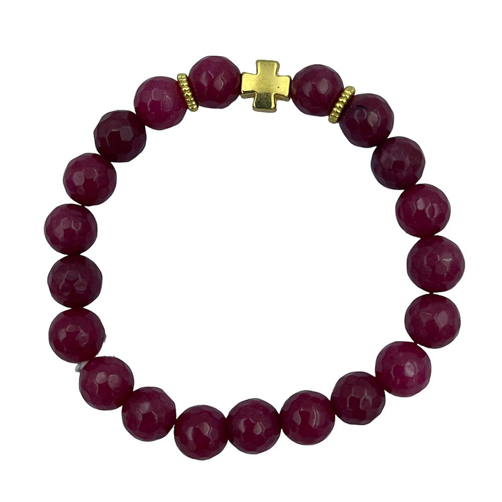 Handmade Greek Orthodox gemstone prayer bracelet - TheHolyArt