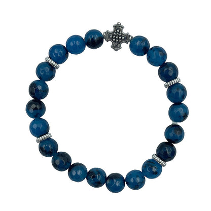 Handmade Greek Orthodox gemstone prayer bracelet - TheHolyArt