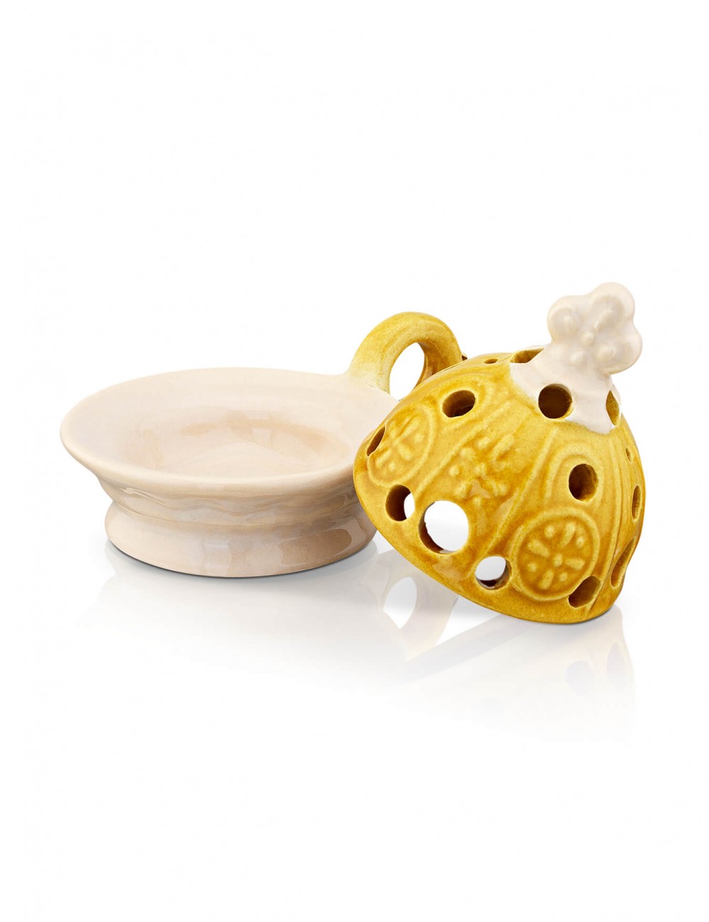 Mini Ceramic Censer with Lid - TheHolyArt