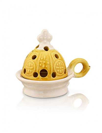 Mini Ceramic Censer with Lid - TheHolyArt