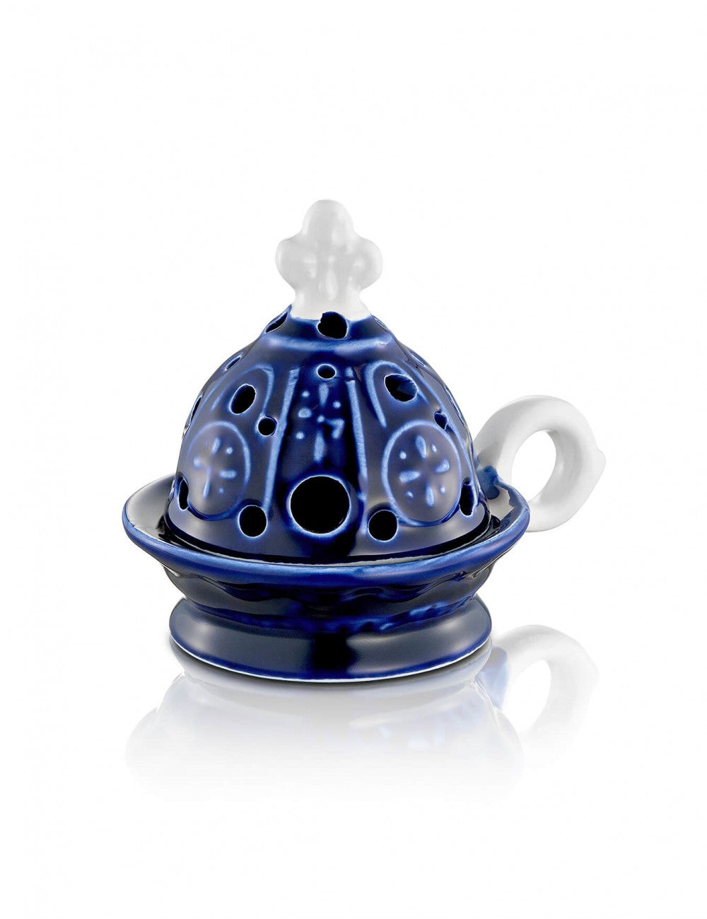 Mini Ceramic Censer with Lid - TheHolyArt
