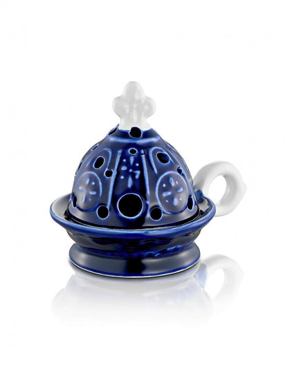 Mini Ceramic Censer with Lid - TheHolyArt