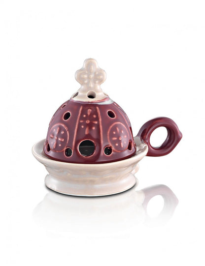 Mini Ceramic Censer with Lid - TheHolyArt