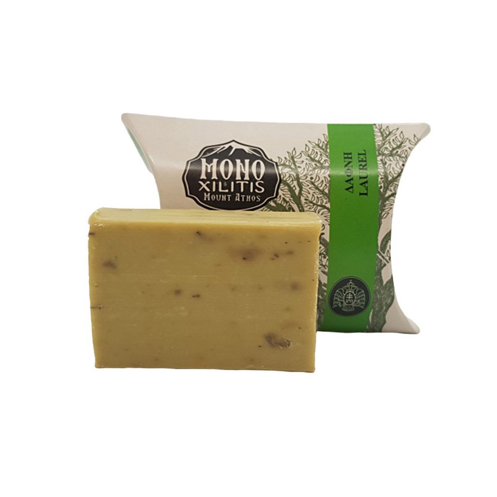 Mount Athos handmade laurel bay soap, Monoxylitis Monastery, 110g