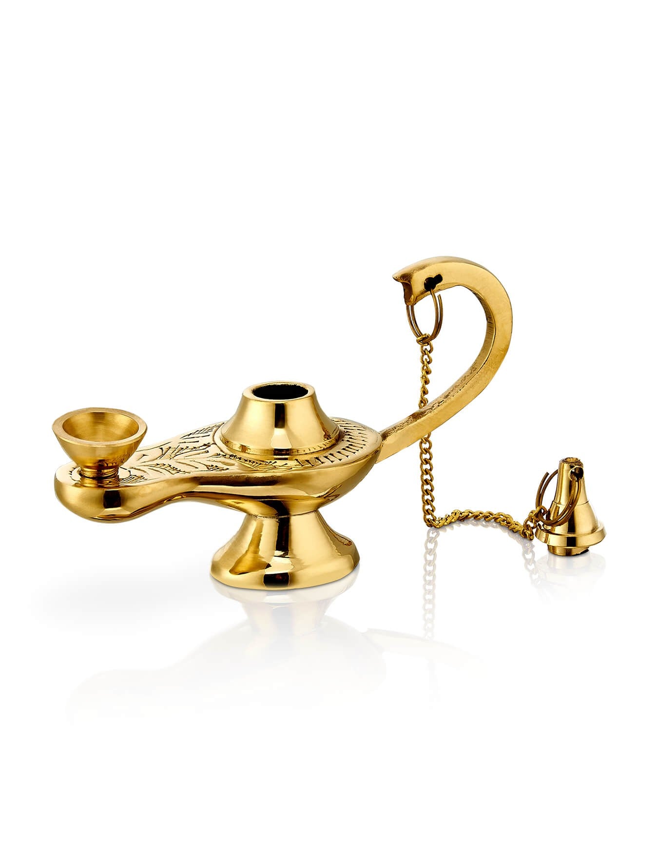 Brass vigil lamp Small Oil Lamp – detail view | TheHolyArt