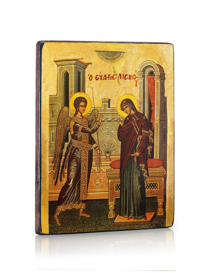 The Annunciation of the Theotokos Icon - TheHolyArt