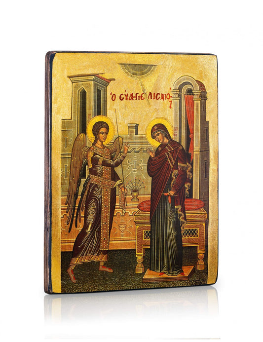 The Annunciation of the Theotokos Icon - TheHolyArt