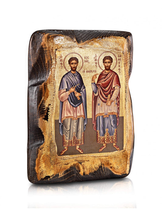 Saints Cosmas and Damian Icon - TheHolyArt
