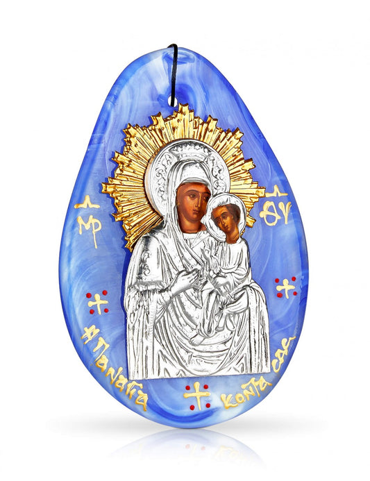 Virgin Mary Axion Estin Icon - TheHolyArt