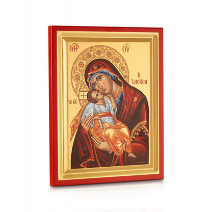 Virgin Mary Eleousa - Carved Wood - 1