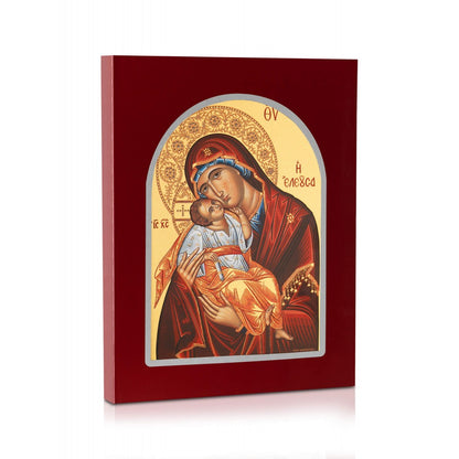 Virgin Mary Eleousa - Carved Wood - 3