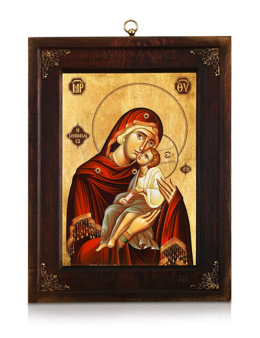 Virgin Mary Glykophilousa Icon - TheHolyArt