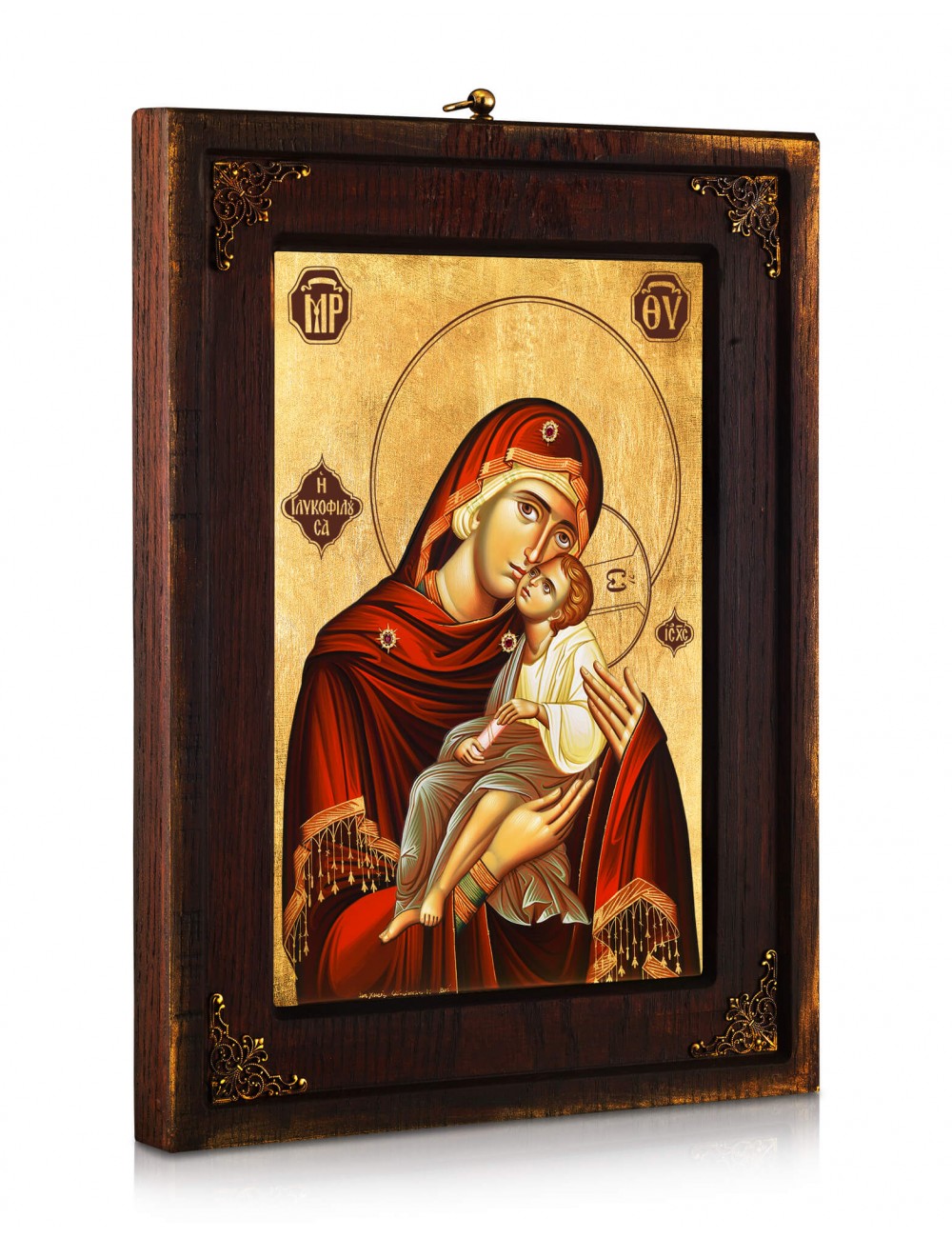 Virgin Mary Glykophilousa Icon - TheHolyArt
