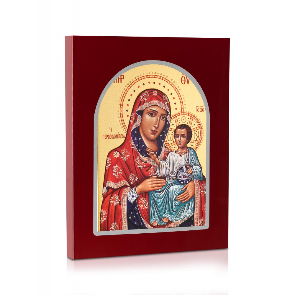 Virgin Mary of Jerusalem - Carved Wood - 4
