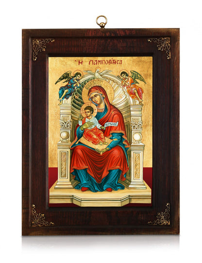 Virgin Mary Lampovitissa Icon - TheHolyArt