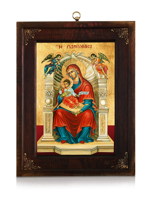 Virgin Mary Lampovitissa Icon - TheHolyArt