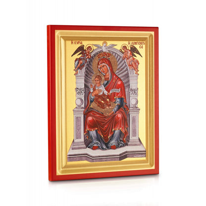 Virgin Mary "Lady the Lambovitissa" - Carved Wood - 2