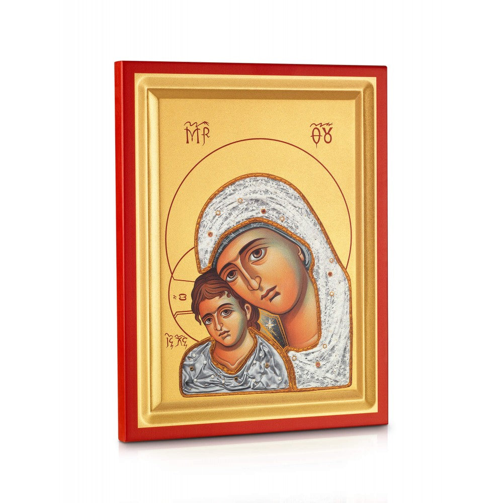 Virgin Mary "Axion Esti" (Bust) - Carved Wood - 2