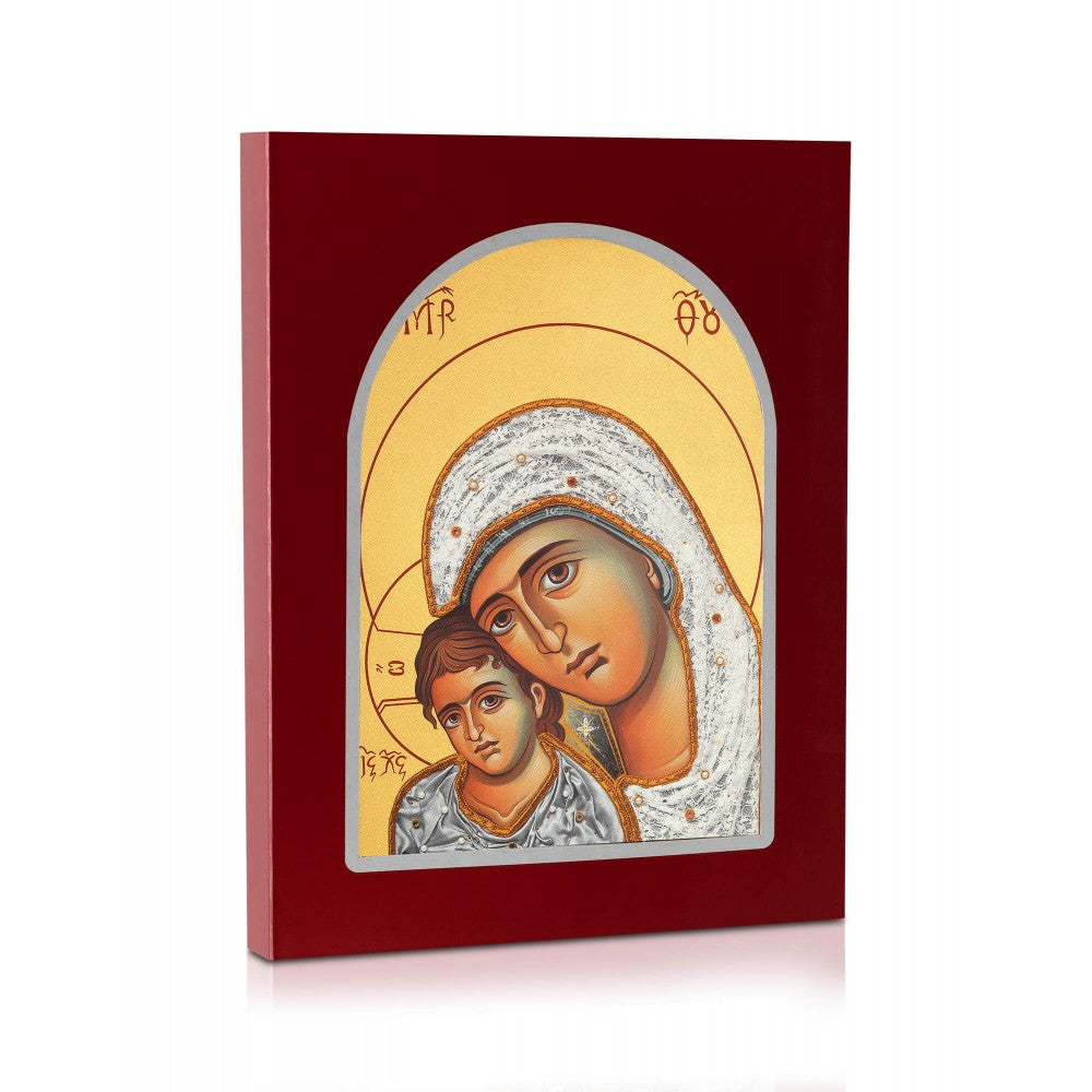 Virgin Mary "Axion Esti" (Bust) - Carved Wood - 4