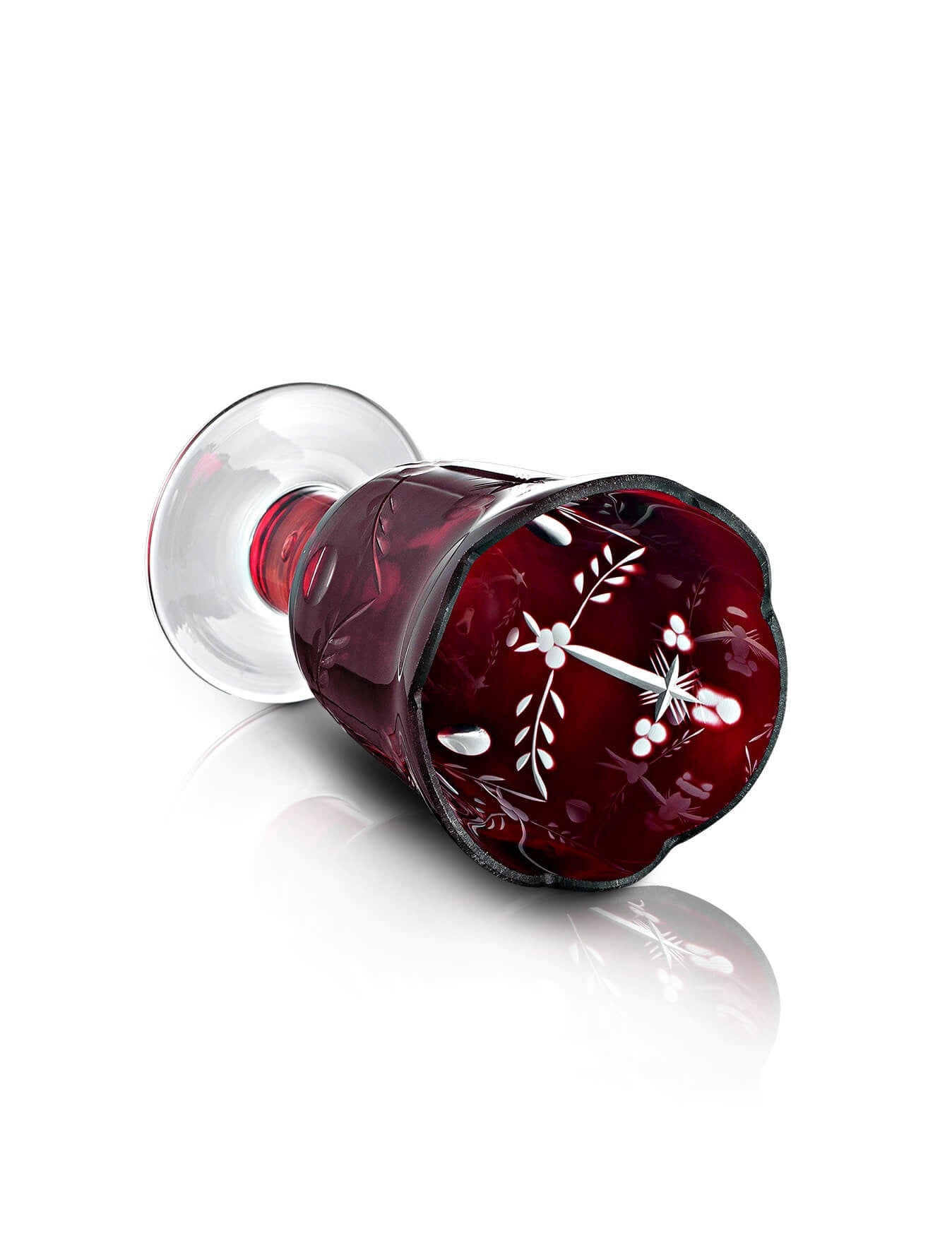 Romanian red vigil lamp – with glass cup | TheHolyArt