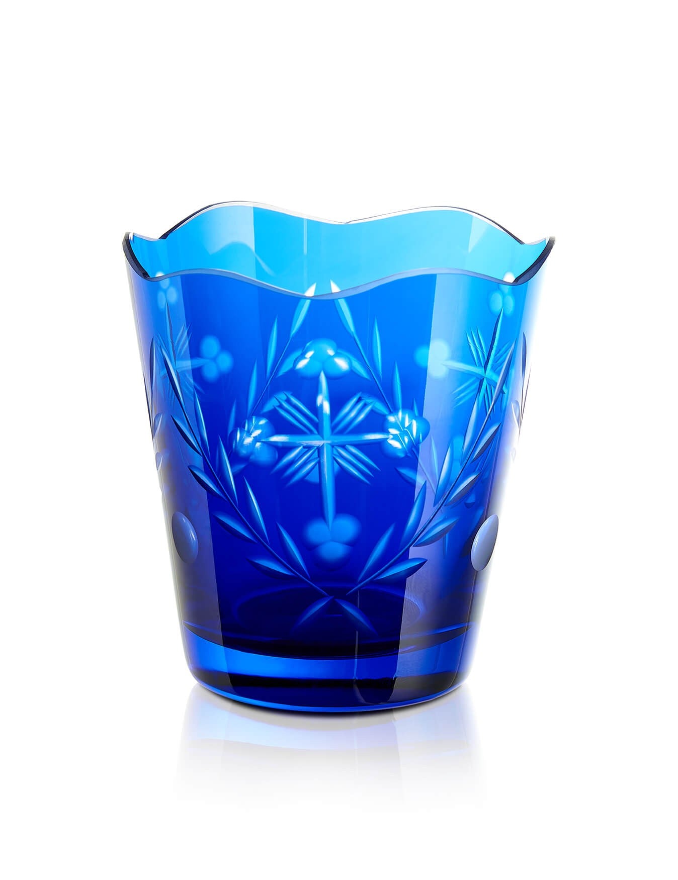 Romanian blue vigil lamp – detail view | TheHolyArt