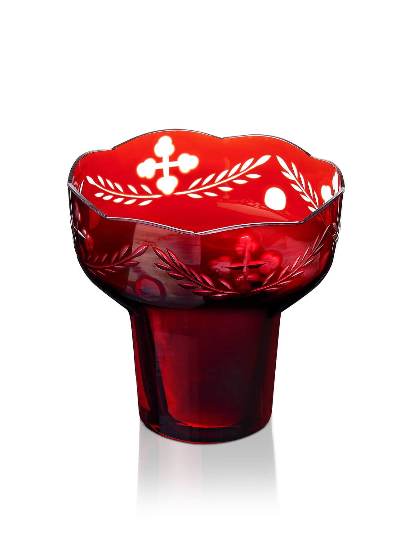 Romanian red vigil lamp For Vigil Lamp – detail view | TheHolyArt