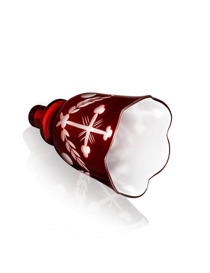 Romanian red vigil lamp – with glass cup | TheHolyArt