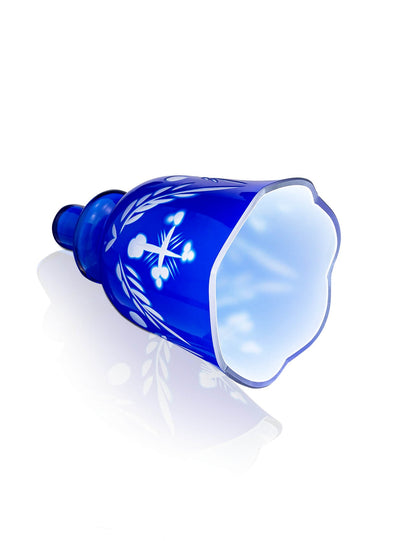 Romanian blue vigil lamp – with glass cup | TheHolyArt