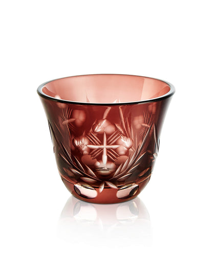 Romanian brown vigil lamp Engraved – detail view | TheHolyArt