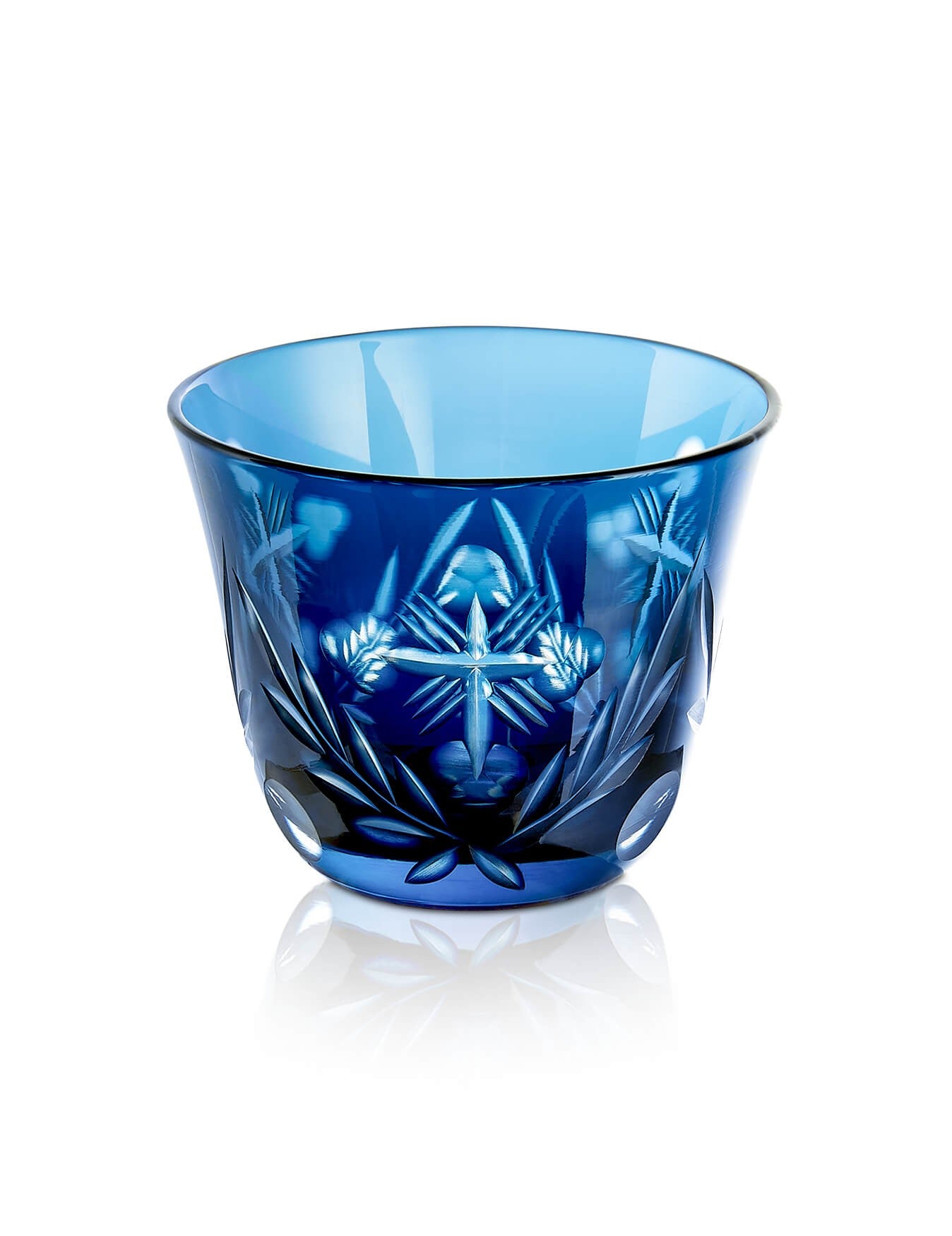 Romanian turquoise vigil lamp Engraved – detail view | TheHolyArt