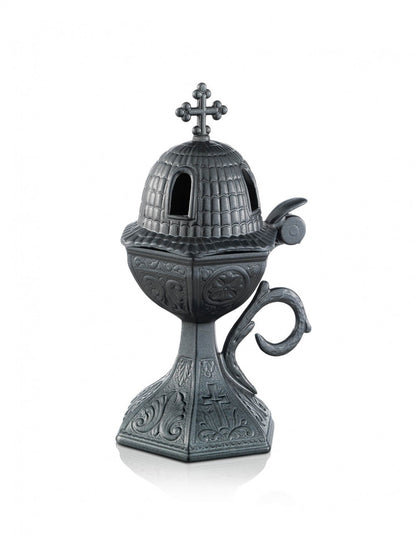 Orthodox Censer with Church Shaped Lid - TheHolyArt