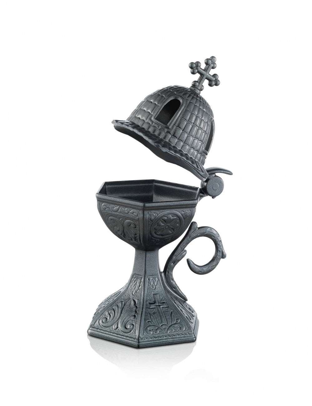 Orthodox Censer with Church Shaped Lid - TheHolyArt