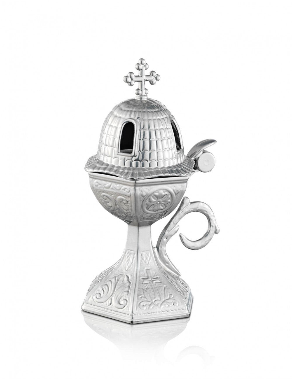 Orthodox Censer with Church Shaped Lid - TheHolyArt