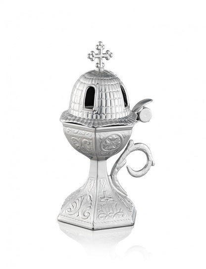 Orthodox Censer with Church Shaped Lid - TheHolyArt