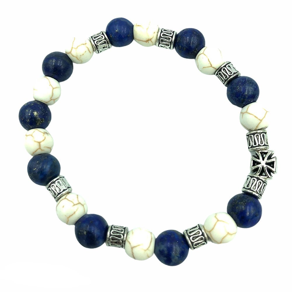 Handmade Greek Orthodox gemstone prayer bracelet - TheHolyArt