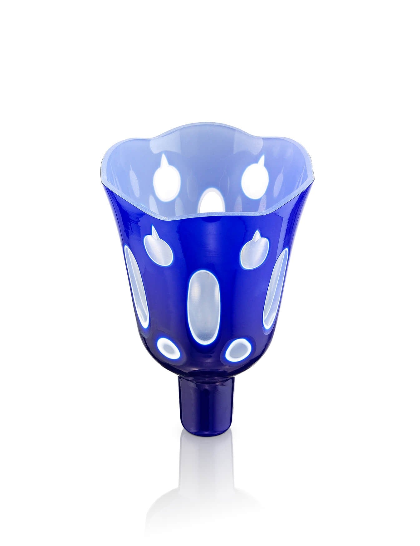 blue vigil lamp Lucerna Blue with White – detail view | TheHolyArt