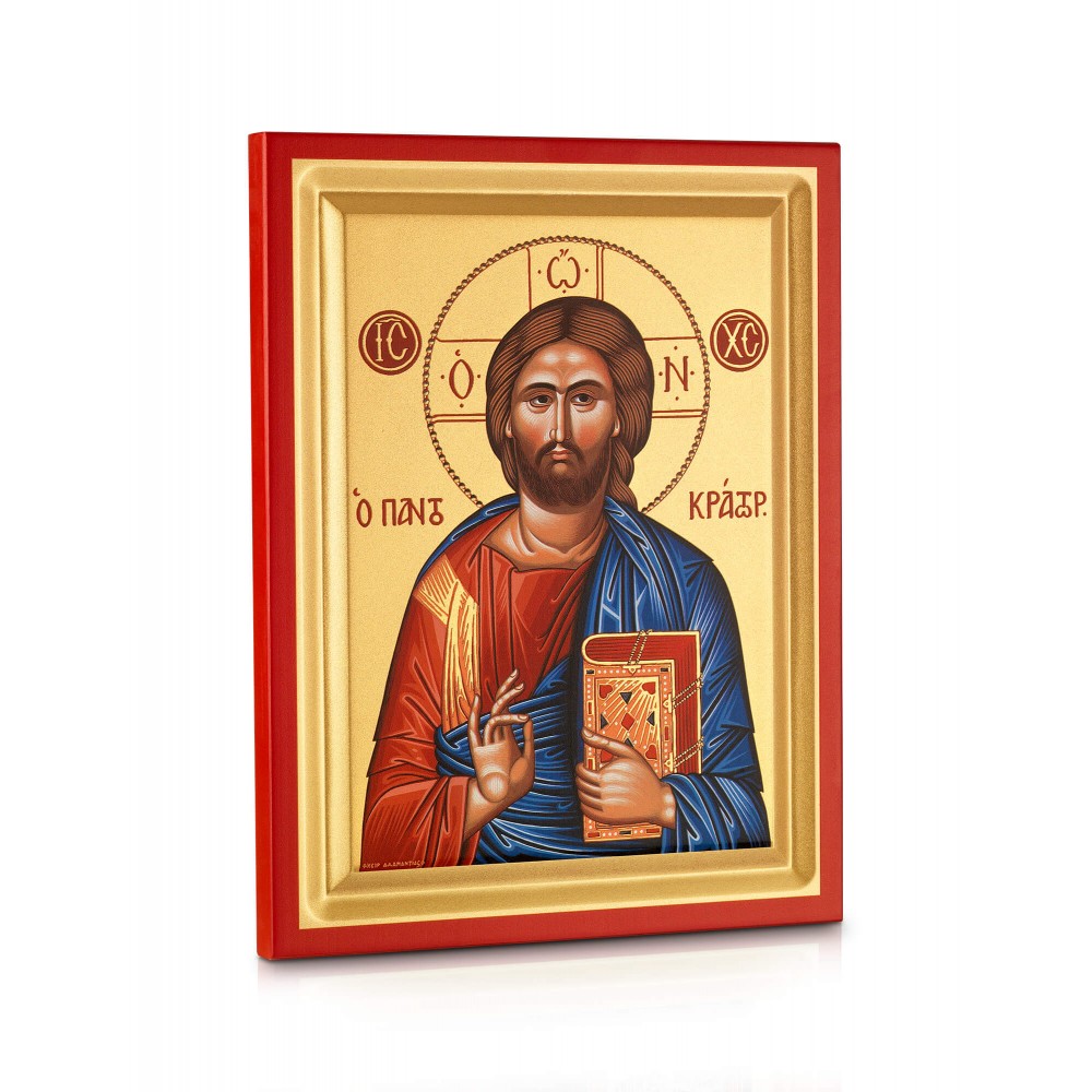 Christ Blessing, Pantocrator - Carved Wood - 2