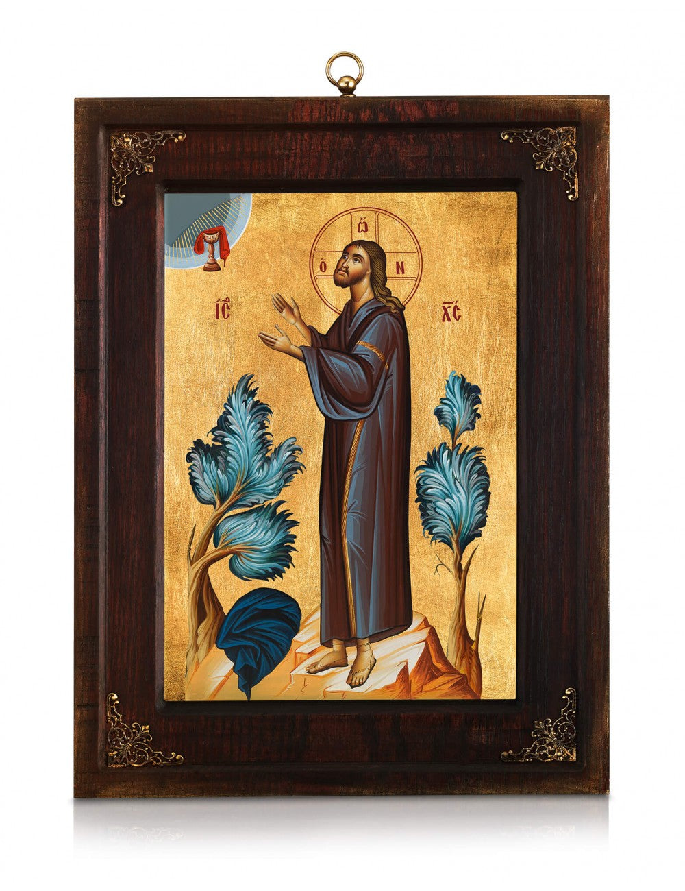 Christ in Prayer Icon - TheHolyArt