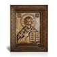 Jesus Christ icon Pantocrator, Handmade Hand Carved Wooden Greek Orthodox icon of our Lord, Byzantine art wall hanging on wood plaque religious icon home decor TheHolyArt