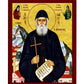 Saint Paisios of Mount Athos icon Handmade Greek Orthodox icon St Paisios Athonite Byzantine art wall hanging on wood plaque, religious gift TheHolyArt