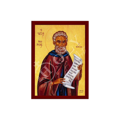 Saint Moses icon, Handmade Greek Orthodox icon of Saint Moses the Black / Strong, Byzantine art wall hanging on wood plaque icon, religious decor - TheHolyArt