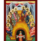 The Pentecost icon, Handmade Greek Orthodox icon of Holy Spirit descending to the Apostles Byzantine art wall hanging religious gift (2) TheHolyArt