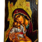 Virgin Mary icon Panagia Kardiotissa, Handmade Greek Orthodox Icon, Mother of God Byzantine art Theotokos wall hanging wood plaque TheHolyArt