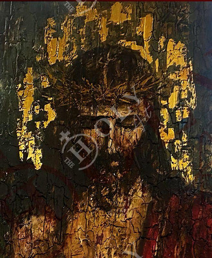 Jesus Christ icon Sina, Handmade Greek Orthodox icon of Jesus Christ Sinai, Byzantine wood plaque FBA - TheHolyArt
