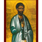 Saint Bartholomew icon, Handmade Greek Orthodox icon St Bartholomew Nathaniel, Apostle Bartholomew Byzantine art wall hanging wood plaque TheHolyArt