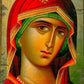 Virgin Mary icon, Handmade Greek Orthodox Icon, Mother of God Byzantin-TheHolyArt