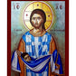 Jesus Christ icon, Handmade Greek Orthodox icon Savior of Orthodoxy, Byzantine art wall hanging on wood plaque, religious home decor TheHolyArt