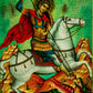Saint George icon, Handmade Greek Orthodox icon of St George 30x20cm, -TheHolyArt